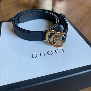 Authentic Gucci GG Marmont belt (skinny)